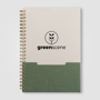 Picture of Lino FSC Paper Spiral Binding Vertical Pocket Notebook - A5