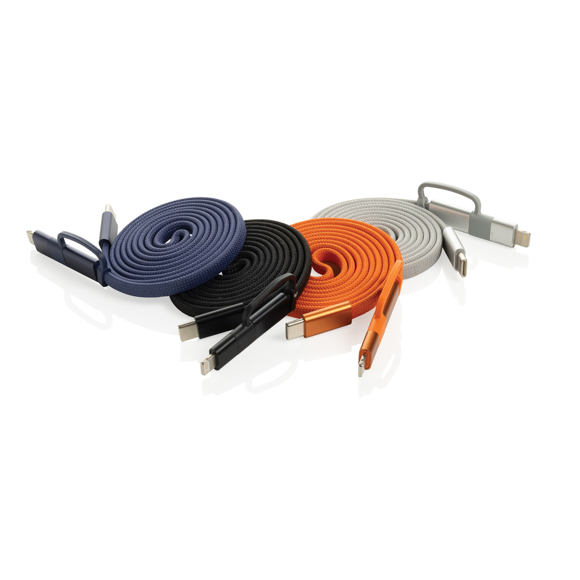 Picture of Arc RCS recycled Ultra-thin 60W 2 in 1 magnetic cable