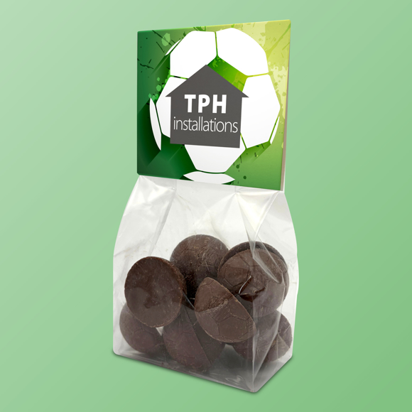 Picture of Header Bag of Chocolate footballs.