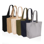 Picture of Impact Aware™ 240 gsm recycled canvas shopper w/pocket undyed.