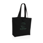 Picture of Impact Aware™ 240 gsm recycled canvas shopper w/pocket undyed.