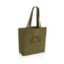 Picture of Impact Aware™ 240 gsm recycled canvas shopper w/pocket undyed.