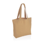 Picture of Impact Aware™ 240 gsm recycled canvas shopper w/pocket undyed.