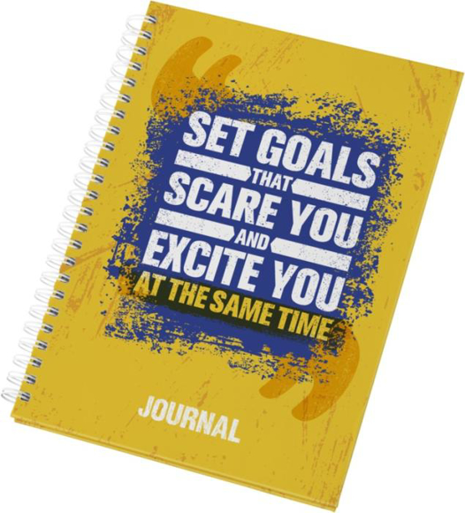 Picture of Desk-Mate® A5 hard cover journal - White