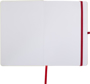 Picture of Spectrum A5 hard cover notebook with coloured edge