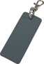Picture of Resi plus GRS recycled Rectangle charm keychain