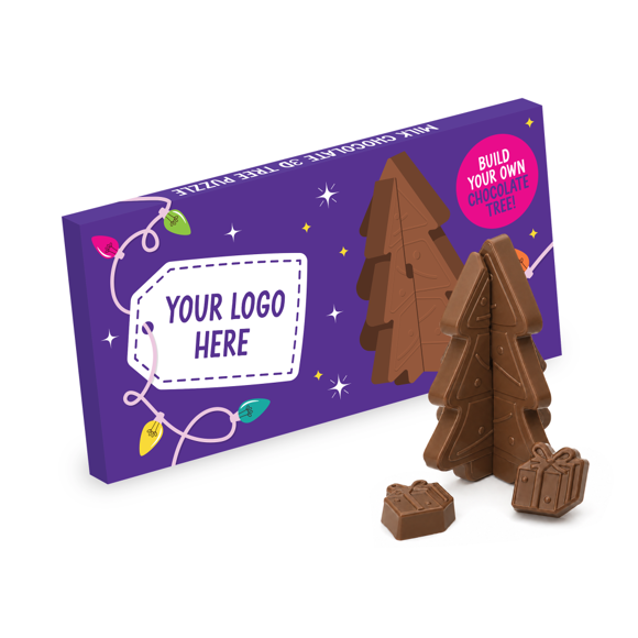Picture of Eco Tree Box - 3D Chocolate Tree