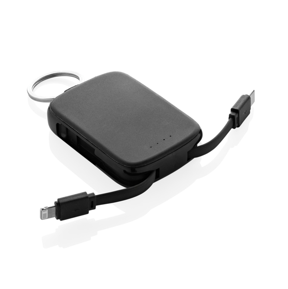 Picture of Nexo RCS keychain 2000 mah powerbank with integrated cables