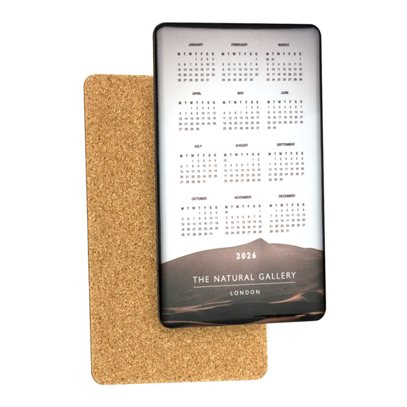 Picture of Aluminium Coaster 146mm X 95mm Calendar